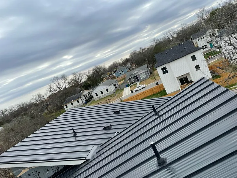 Standing seam metal roof panels with vents for Skylight Repair in Keizer